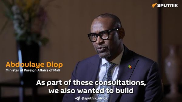 ሩሲያ እና የሳህል ጥምረት በሰላምና ደህንነት ጉዳዮች ላይ ትብብራቸውን እንደሚያጠናክሩ የማሊ ውጭ ጉዳይ ሚኒስትር ገለፁ - Sputnik አፍሪካ