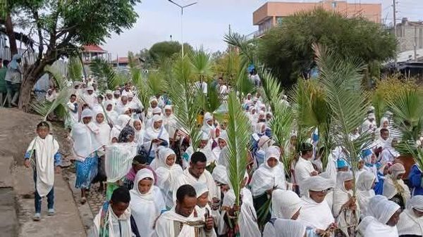የሆሳዕና በዓል በክርስትና እምነት ተከታዮች ዘንድ በመከበር ይገኛል - Sputnik አፍሪካ