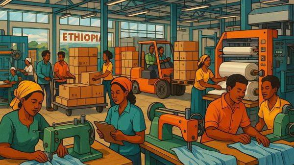 ኢትዮጵያ በበጀቱ ዓመቱ አስራ አንድ ወራት ከአምራች ኢንዱስትሪው 289 - Sputnik አፍሪካ