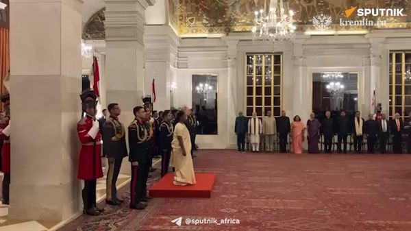 ለፕሬዝዳንት ፑቲን በሕንድ አቻቸው የተደረገላቸው ደማቅ መንግሥታዊ አቀባበል - Sputnik አፍሪካ