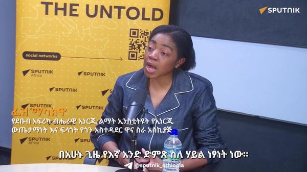 አፍሪካ በኃይል ማመንጨት የእሴት ሰንሰለት ተሳትፎዋን ማሳደግ አለባት - የደቡብ አፍሪካ ብሔራዊ ኢነርጂ ልማት ኢንስቲትዩት - Sputnik አፍሪካ