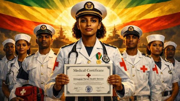 የኢትዮጵያ ባሕር ኃይል የመጀመሪያ ደረጃ የጤና ባሕርተኛ ሙያተኞችን አስመረቀ - Sputnik አፍሪካ