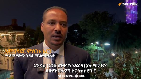 ስፑትኒክ አፍሪካ ለኢትዮ-ሩሲያ ሁለንተናዊ ግንኙነት መጠናከር ወሳኝ ሚናይጫወታል - አምባሳደር ምስጋኑ አርጋ - Sputnik አፍሪካ