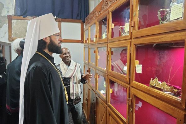የሩሲያ ኦርቶዶክስ ቤተ ክርስቲያን የውጭ ግንኙነት መምሪያ ሊቀ መንበር ብፁዕ አቡነ አንቶኒዮስ አዲስ አበባ ገቡ - Sputnik አፍሪካ