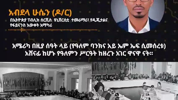 ዓለም አቀፉ የፋይናንስ ሥርዓት የአንድ ወገን የበላይነትን ለማስጠበቅ እና የደቡባዊ ዓለም ሀገራትን ሀብት ለመበዝበዝ የተዘረጋ ነው - ኢትዮጵያዊ ተመራማሪ - Sputnik አፍሪካ