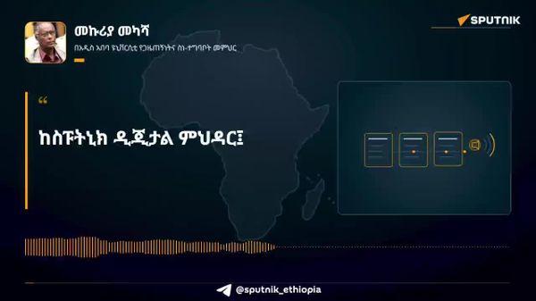 የአፍሪካ ሚዲያዎች ከስፑትኒክ የቴክኖሎጂ ዕድገት መማር ይችላሉ - የጋዜጠኝነት መምህር - Sputnik አፍሪካ